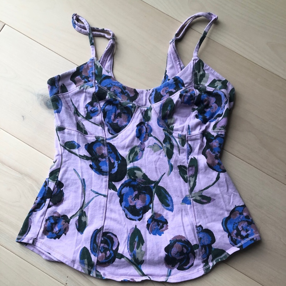 Free People floral tank